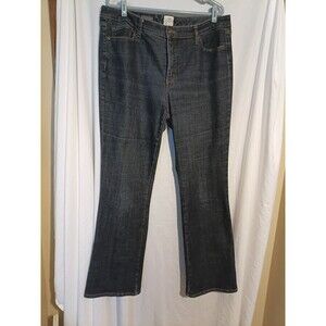 St. John's Bay Women's Boot cut Stretch Denim 16T Dark Wash Jeans Good Condition